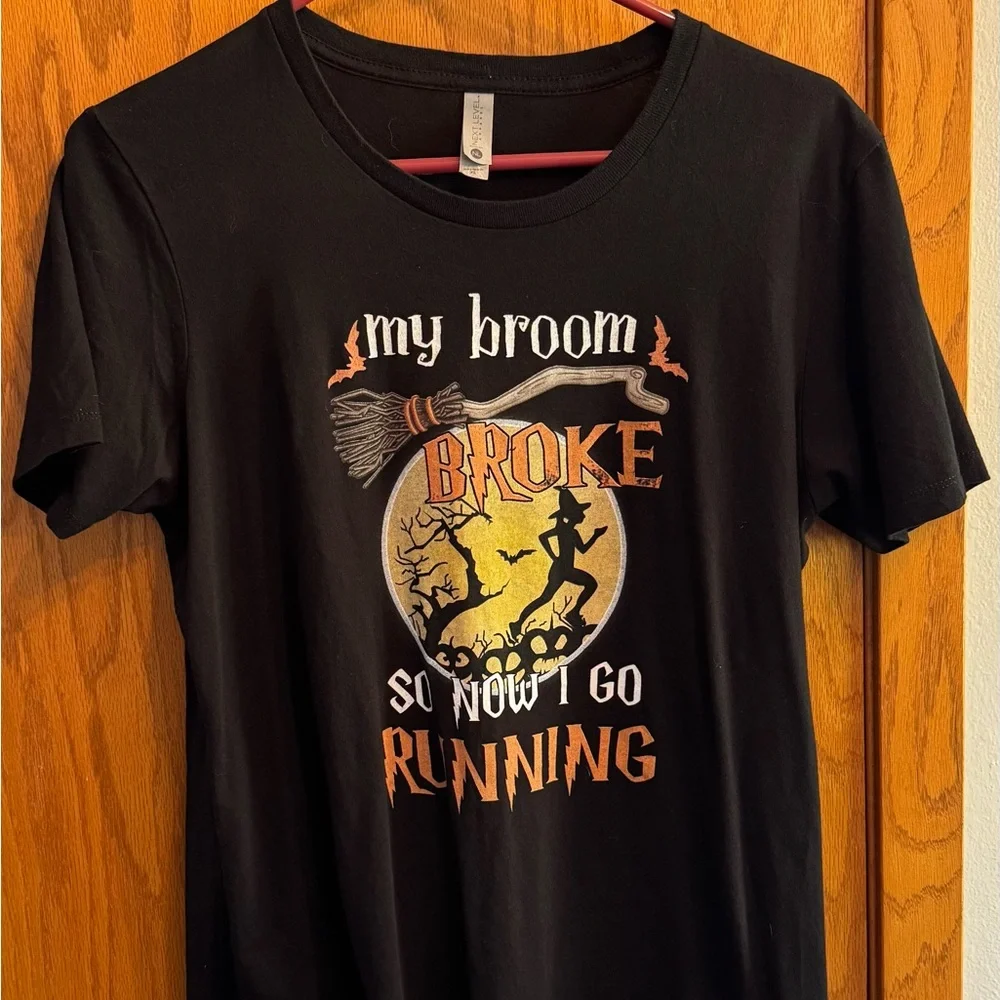 Women’s Halloween Black Running T-shirt